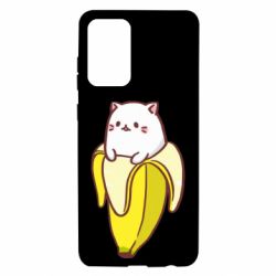 Чехол для Samsung A72 5G Cat and Banana - PrintSalon