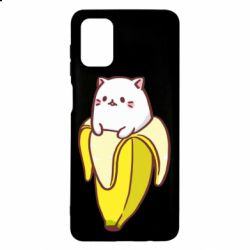 Чехол для Samsung M51 Cat and Banana - PrintSalon