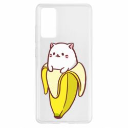 Чехол для Samsung S20 FE Cat and Banana - PrintSalon