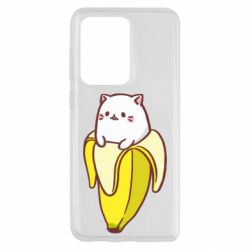 Чехол для Samsung S20 Ultra Cat and Banana - PrintSalon