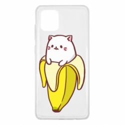 Чехол для Samsung Note 10 Lite Cat and Banana - PrintSalon