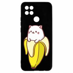 Чехол для Oppo A15s/A15 Cat and Banana - PrintSalon
