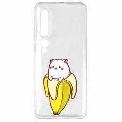 Чехол для Xiaomi Mi10/10 Pro Cat and Banana - PrintSalon