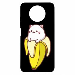 Чехол для Xiaomi Redmi Note 9 5G/Redmi Note 9T Cat and Banana - PrintSalon
