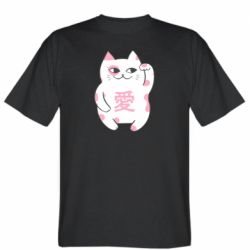 Мужская футболка Stedman Cat and hieroglyphs - PrintSalon