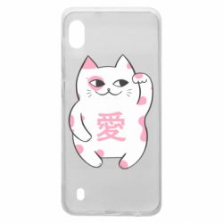 Чехол для Samsung A10 Cat and hieroglyphs - PrintSalon