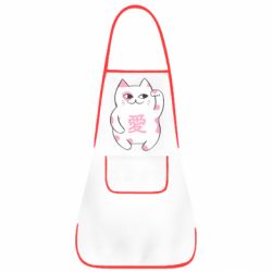 Фартук Cat and hieroglyphs - PrintSalon