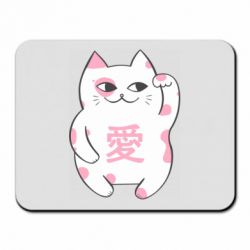 Коврик для мыши Cat and hieroglyphs - PrintSalon