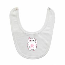 Слюнявчик  Cat and hieroglyphs - PrintSalon