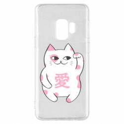 Чехол для Samsung S9 Cat and hieroglyphs - PrintSalon
