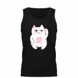 Мужская майка Cat and hieroglyphs - PrintSalon