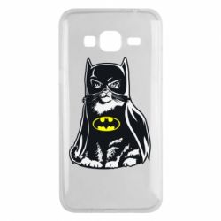 Чехол для Samsung J3 2016 Cat Batman - PrintSalon