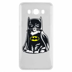 Чехол для Samsung J7 2016 Cat Batman - PrintSalon