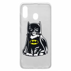 Чехол для Samsung A30 Cat Batman - PrintSalon