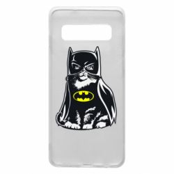 Чехол для Samsung S10 Cat Batman - PrintSalon
