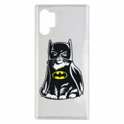 Чехол для Samsung Note 10 Plus Cat Batman - PrintSalon