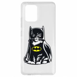 Чехол для Samsung S10 Lite Cat Batman - PrintSalon