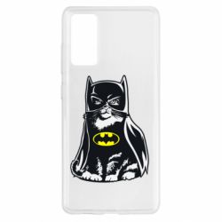 Чехол для Samsung S20 FE Cat Batman - PrintSalon
