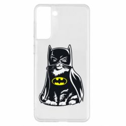 Чехол для Samsung S21+ Cat Batman - PrintSalon