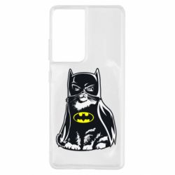 Чехол для Samsung S21 Ultra Cat Batman - PrintSalon