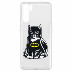 Чехол для Oppo A91/Reno3 Cat Batman - PrintSalon