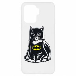 Чехол для Oppo Reno 5 Lite Cat Batman - PrintSalon