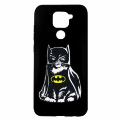 Чехол для Xiaomi Redmi Note 9/Redmi 10X Cat Batman - PrintSalon