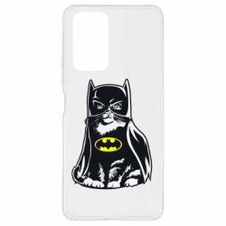 Чехол для Xiaomi Redmi Note 10 Pro Cat Batman - PrintSalon
