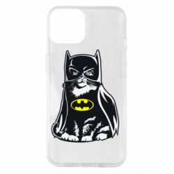 Чехол для iPhone 14 Cat Batman - PrintSalon