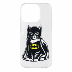 Чехол для iPhone 14 Pro Cat Batman - PrintSalon