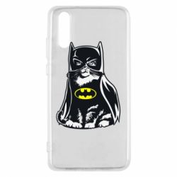 Чехол для Huawei P20 Cat Batman - PrintSalon