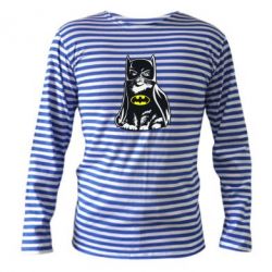 Тельняшка с длинным рукавом Cat Batman - PrintSalon