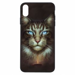 Чохол для iPhone Xs Max Cat face art - PrintSalon