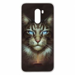 Чохол для Xiaomi Pocophone F1 Cat face art - PrintSalon