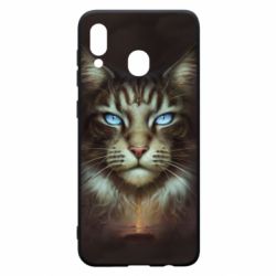 Чохол для Samsung A30 Cat face art - PrintSalon