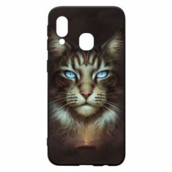 Чохол для Samsung A40 Cat face art - PrintSalon
