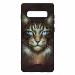 Чохол для Samsung S10+ Cat face art - PrintSalon