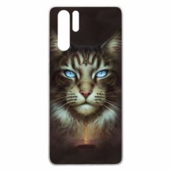 Чохол для Huawei P30 Pro Cat face art - PrintSalon