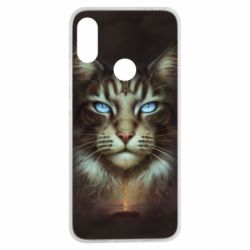 Чохол для Xiaomi Redmi Note 7 Cat face art - PrintSalon