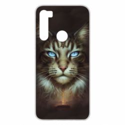 Чохол для Xiaomi Redmi Note 8 Cat face art - PrintSalon
