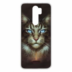 Чохол для Xiaomi Redmi Note 8 Pro Cat face art - PrintSalon