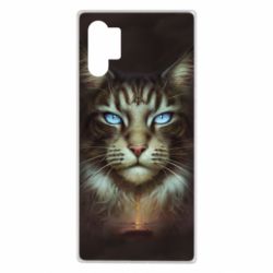 Чохол для Samsung Note 10 Plus Cat face art - PrintSalon