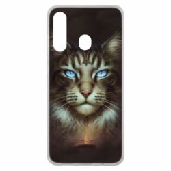 Чохол для Samsung M40 Cat face art - PrintSalon