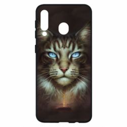Чохол для Samsung M30 Cat face art - PrintSalon