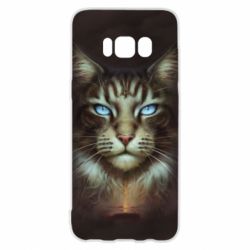 Чохол для Samsung S8 Cat face art - PrintSalon