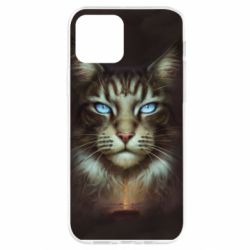 Чохол для iPhone 12 Pro Cat face art - PrintSalon