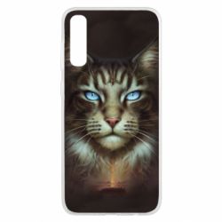 Чохол для Samsung A50 Cat face art - PrintSalon