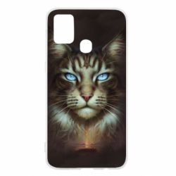 Чохол для Samsung M31 Cat face art - PrintSalon