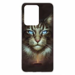 Чохол для Samsung S20 Ultra Cat face art - PrintSalon
