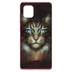 Чохол для Samsung Note 10 Lite Cat face art - PrintSalon